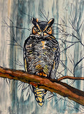 Original Acrylic Painting "Starlit Stare"