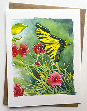 Tiger Swallowtail Butterfly Card