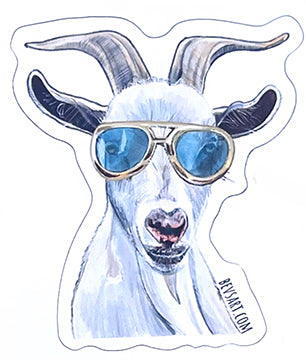 Cool Goat Sticker