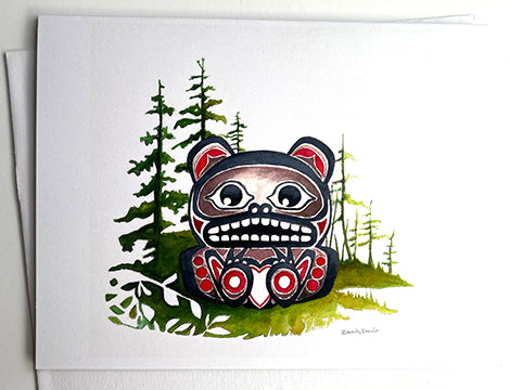 Native Bear Card