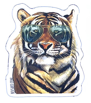 Rad Tiger Sticker